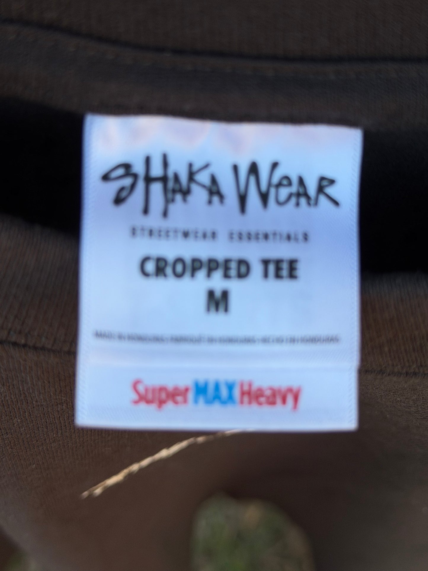 Easy Peasy Essential Crop Tee — Vintage Black