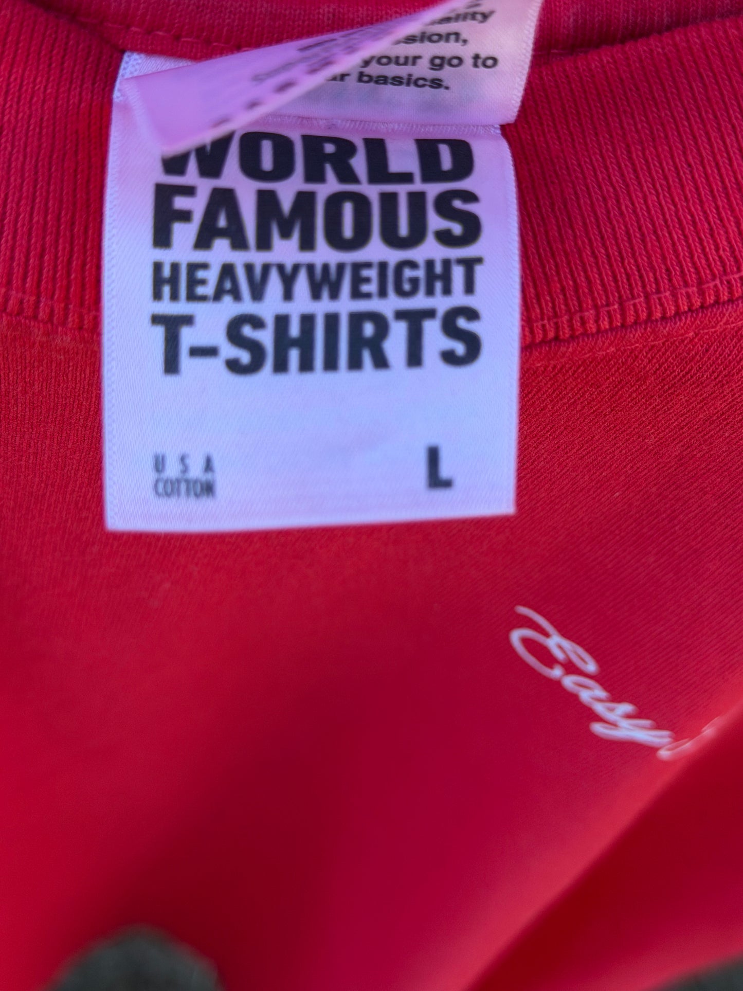 Easy Peasy Lemon Squeezy Tee — Red