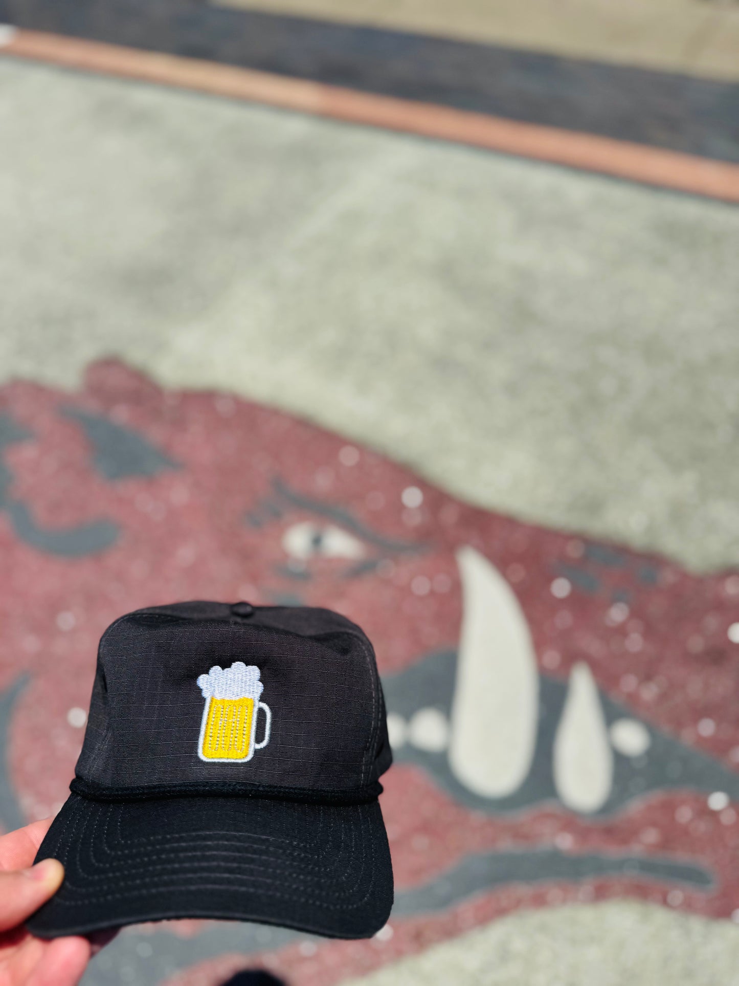 Base Loaded Beer Mug Rope Hat