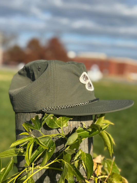 EZPZ Olive Trail Hat – Outdoor Nylon Rope Cap