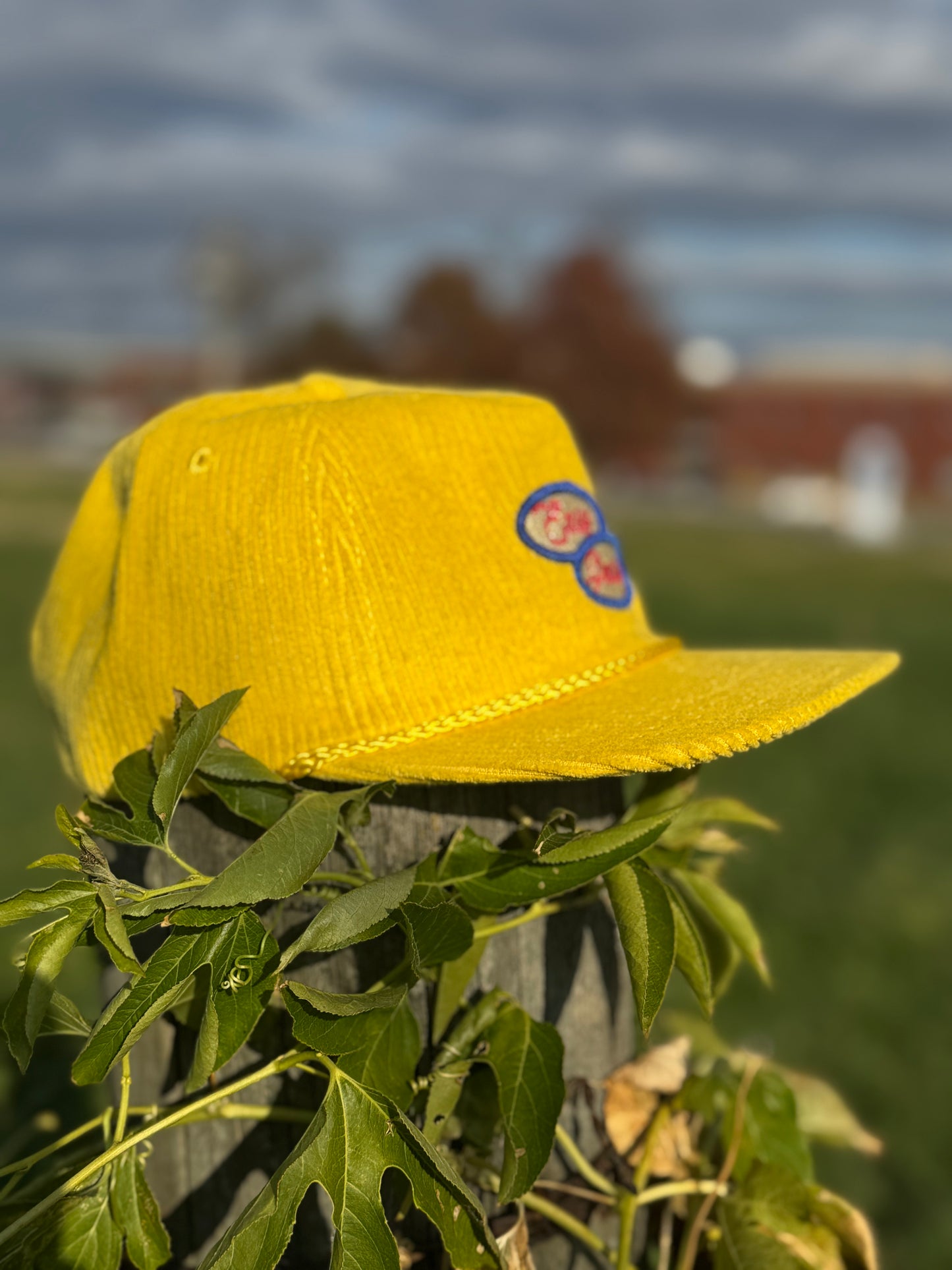 Yellow Corduroy Branded EZPZ