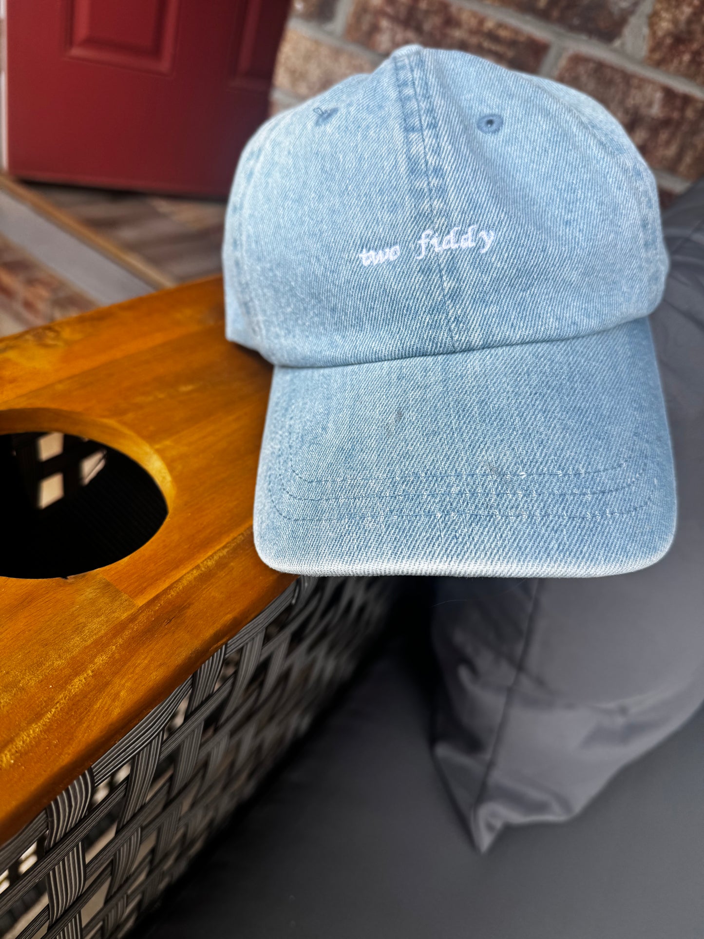 Two Fiddy Denim Dad Hat