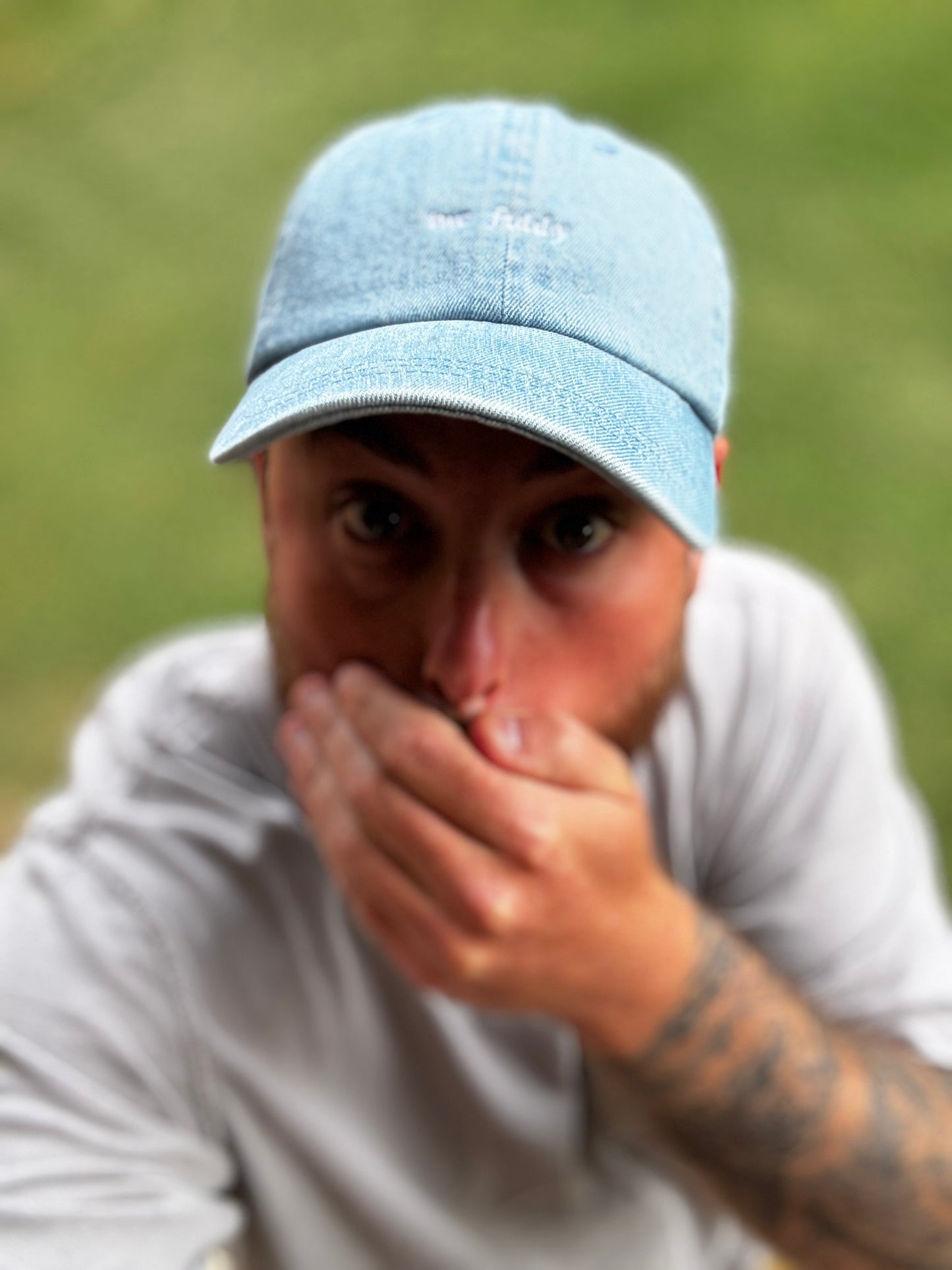 Two Fiddy Denim Dad Hat