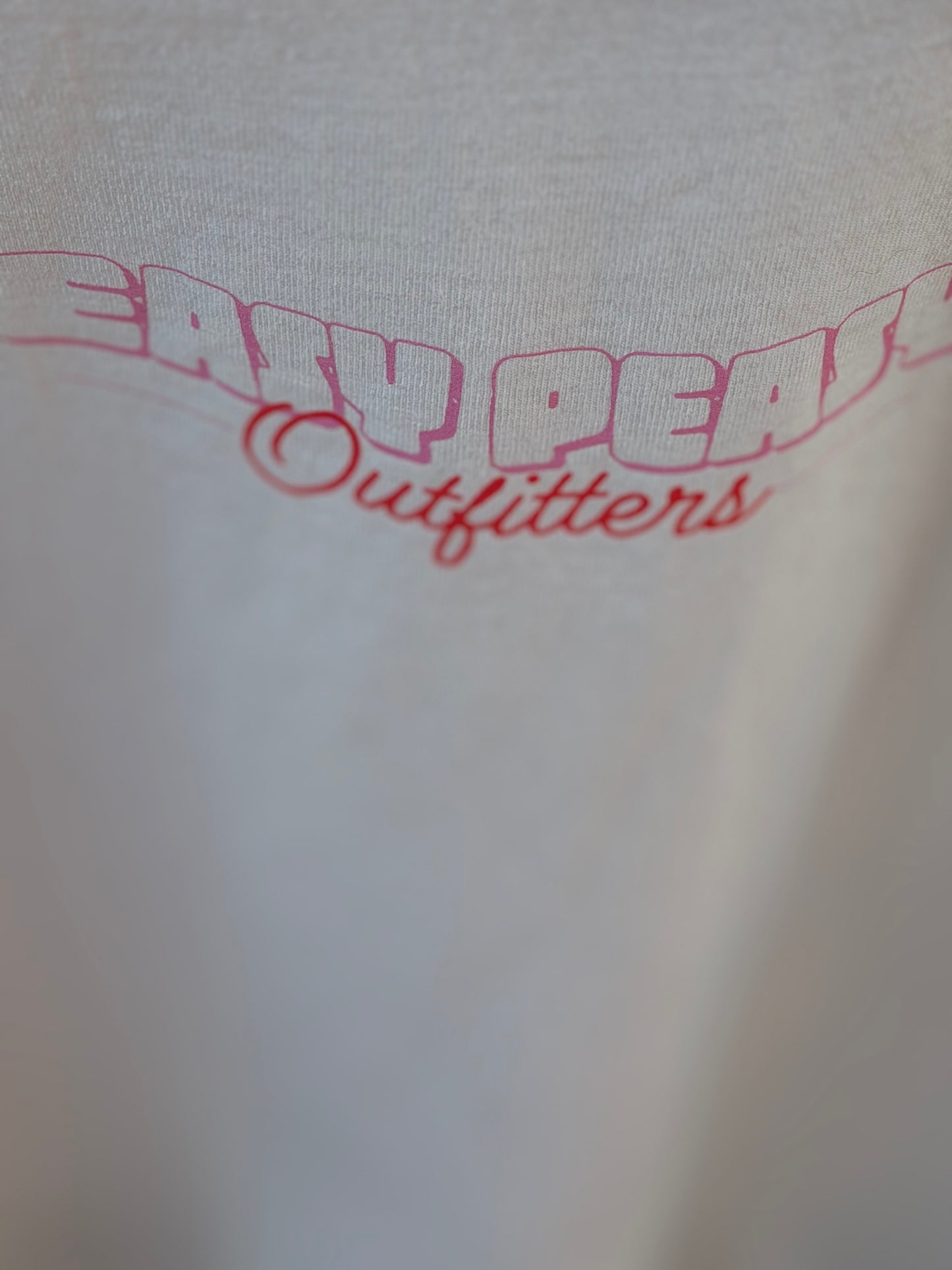 Easy Peasy “Not a Bike Shop” Crop Tee — Cream