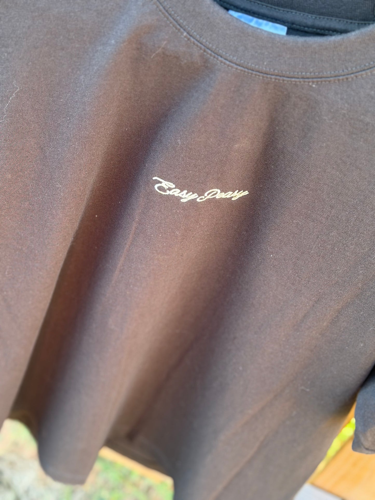 Easy Peasy Essential Crop Tee — Vintage Black