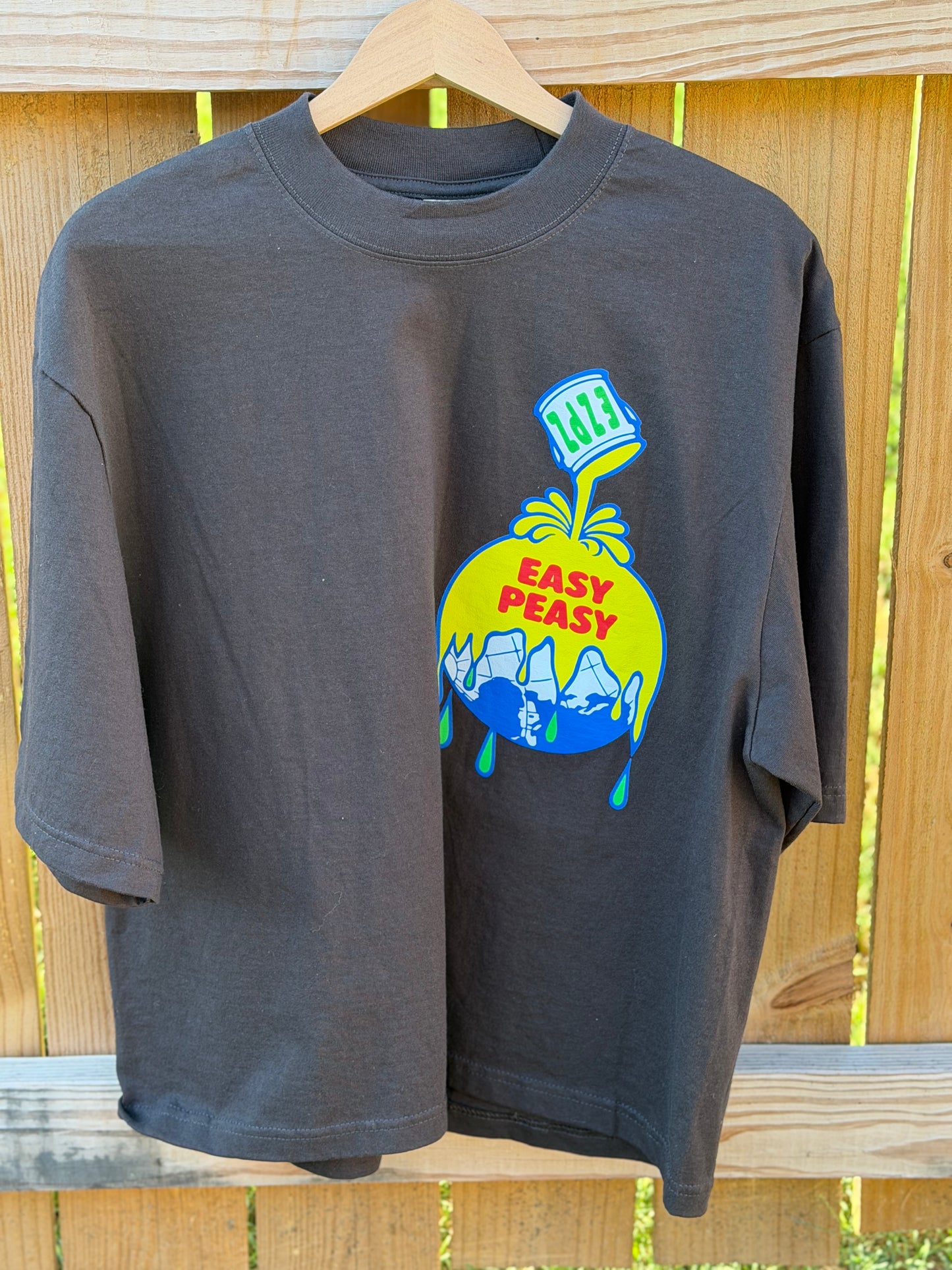 Easy Peasy “Cover the Earth” Tee — Vintage Black