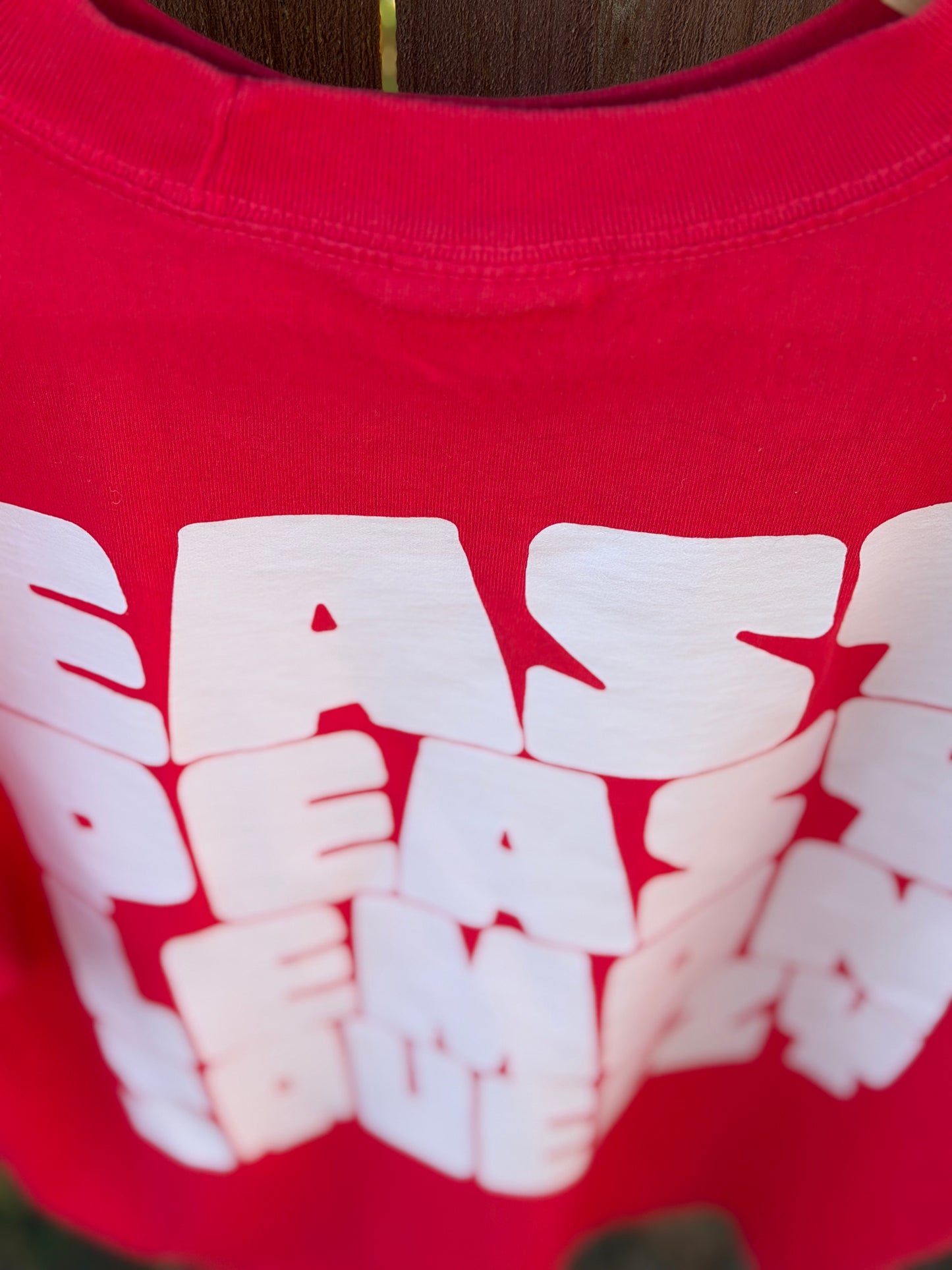 Easy Peasy Lemon Squeezy Tee — Red